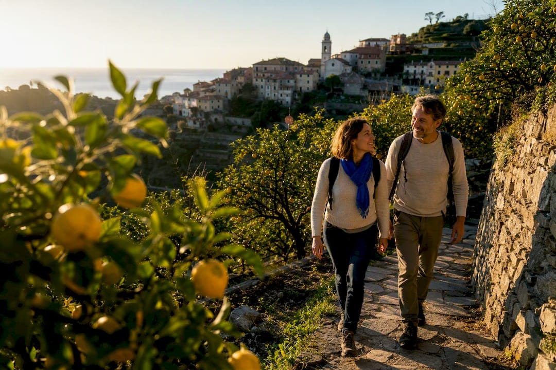 Mezza giornata a Vallebona: borgo, agrumi e sentieri facili